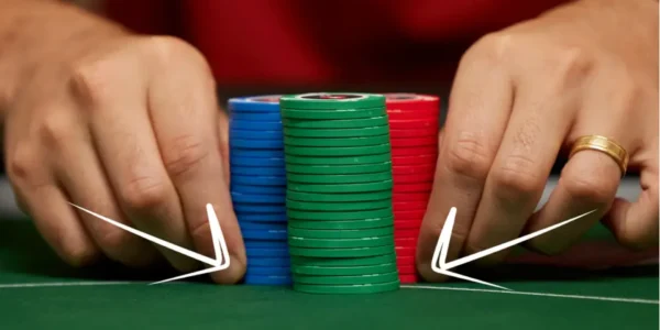 Frequência de bluff encontrar o ponto ideal